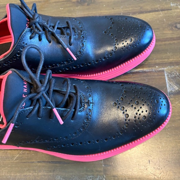 Cole Haan x Staple Pigeon Original Grand Wingtip Oxford Black Pink Mens 11 1/2 main image 7